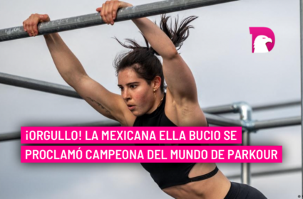  ¡Orgullo! La mexicana Ella Bucio se proclamó Campeona del mundo de parkour