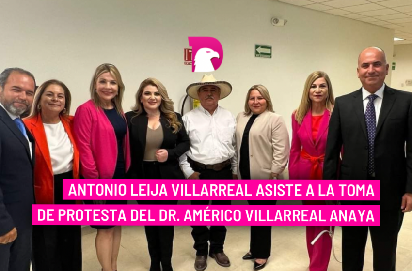  Antonio Leija Villarreal asiste a la toma de protesta del Dr. Américo Villarreal Anaya
