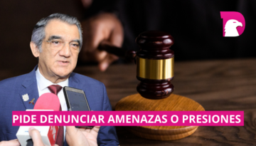  Pide Américo a jueces denunciar presiones