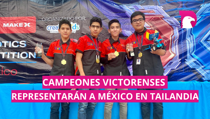  Niños victorenses campeones nacionales en robótica