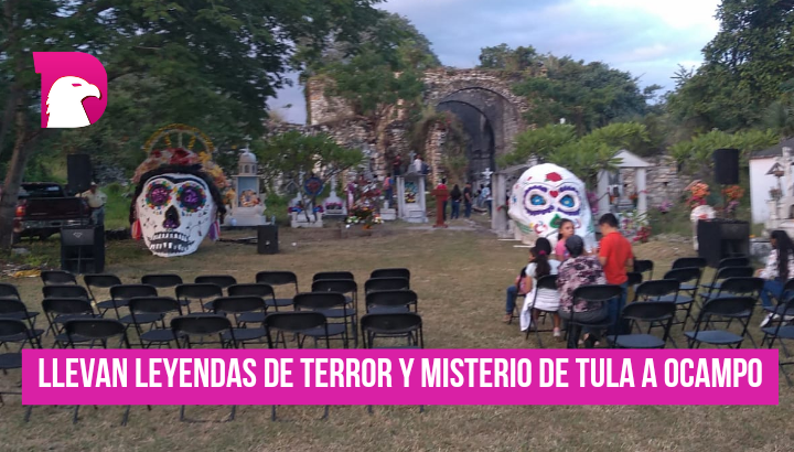  Llevan leyendas de terror y misterio de Tula a Ocampo