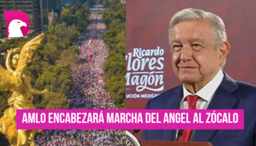  AMLO convoca a marcha por 4to informe de su gobierno