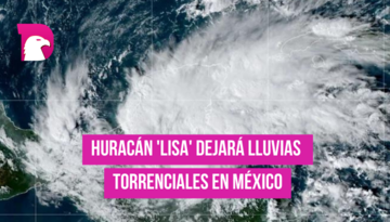  Huracán ‘Lisa’ dejará lluvias torrenciales en México