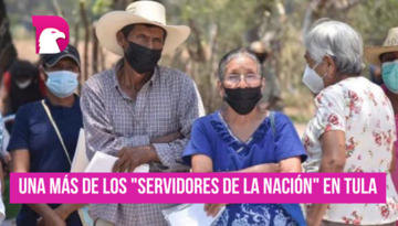  Una más de los “Servidores de la nación” en Tula