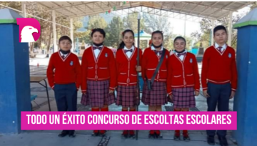  Todo un éxito concurso de escoltas escolares