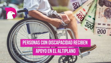  Personas con discapacidad reciben apoyo en el altiplano