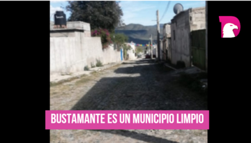  Bustamante es un municipio limpio