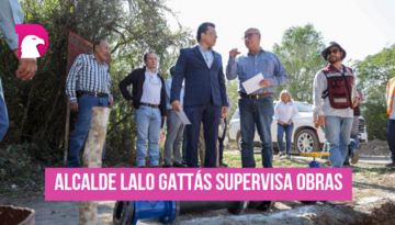  Supervisa alcalde avance de obras prioritarias para Victoria