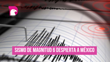  Sismo de magnitud 6 despierta a México