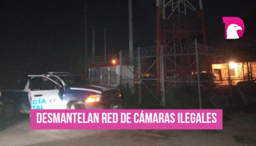  Desmantelan red de cámaras ilegales