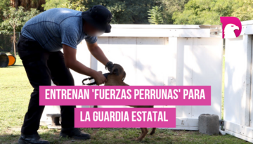  Entrenan ‘Fuerzas Perrunas’ para la Guardia Estatal