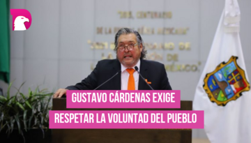  Gustavo Cárdenas exige respetar la voluntad del pueblo