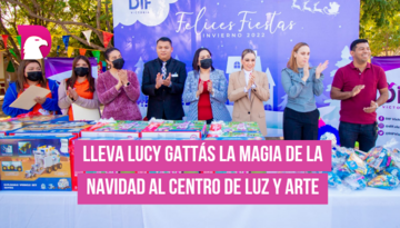  Lleva Lucy de Gattás la magia de la navidad al Centro Luz y Arte