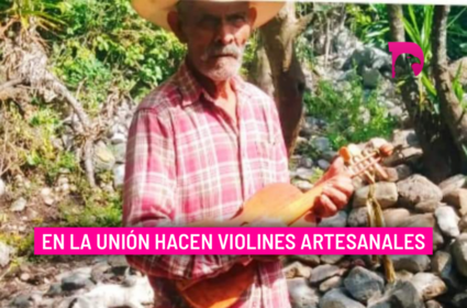  En la Unión hacen violines artesanales