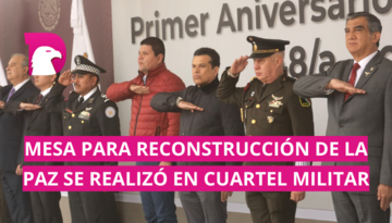  Participa Gattás en mesa de reconstrucción de la paz