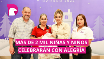  Entrega DIF Victoria donativo a miles de niños para celebrar la navidad