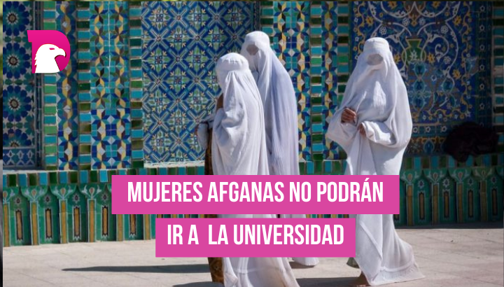  Mujeres afganas no podrán estudiar la universidad