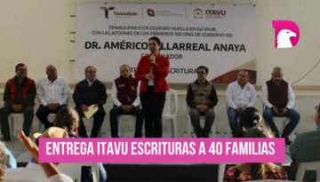  Entrega ITAVU escrituras a 40 familias