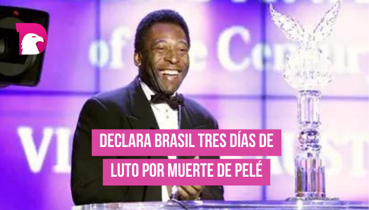  Declara Brasil tres días de luto por muerte de Pelé