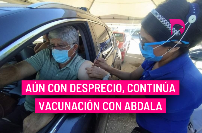  Aún con desprecio, continúa vacunación con Abdala