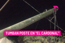  Tumban poste en “El Cardonal”