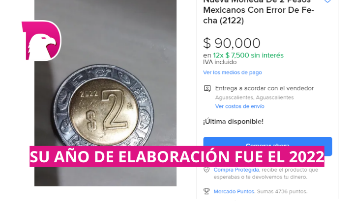  Revisa tus monedas de 2 pesos, pueden valer hasta 90 mil
