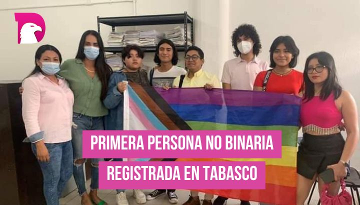  En Tabasco entregan acta de nacimiento a persona no binaria.