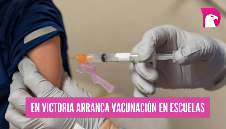  En Victoria arranca vacunación en escuelas