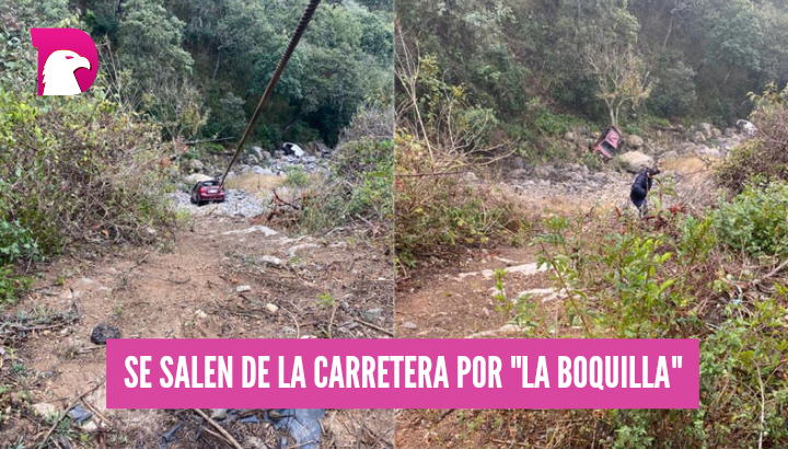  Se salen de la carretera por “La Boquilla”