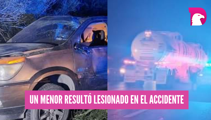  Familia se accidenta a la altura de Jiménez