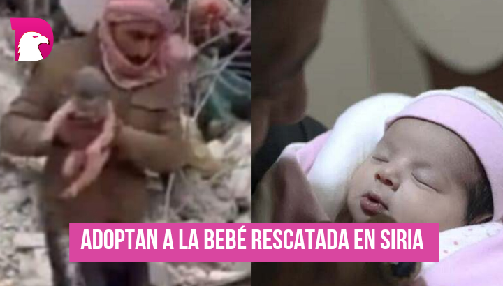  La bebé siria nacida bajo los escombros, ya fue adoptada.