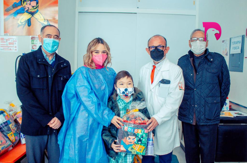  Presidenta del DIF Victoria visita a niños en hospital