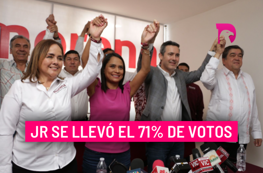  JR se llevó el 71% de votos