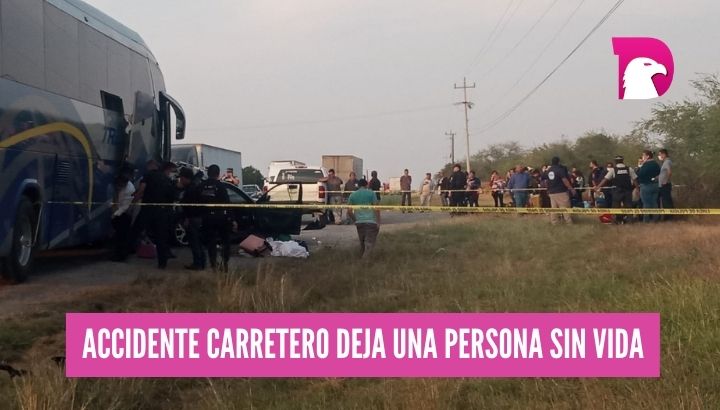  Cierre parcial de la circulación en Carretera Federal 101 a la altura de Jiménez.