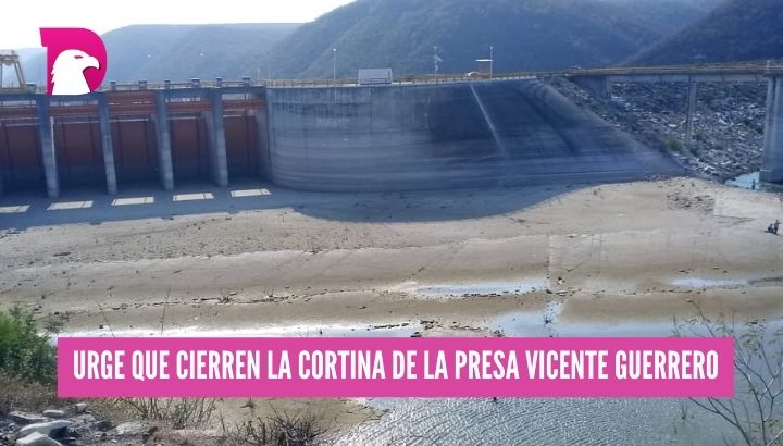  Gobernador debe pedir a la CNA cierre de la cortina de la presa Vicente Guerrero