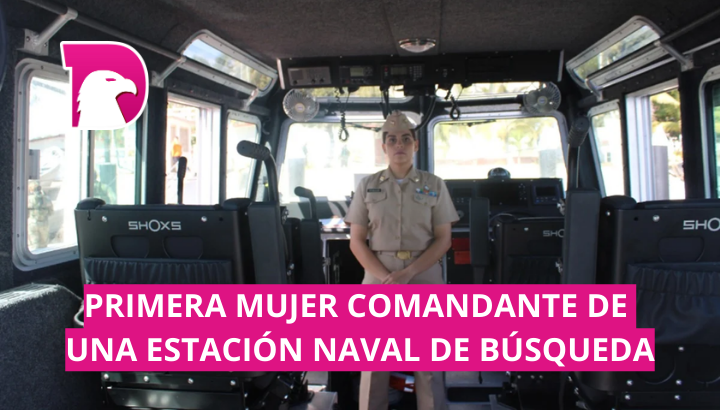  Nombran a primera mujer comandante de una estación naval de búsqueda y vigilancia marítima