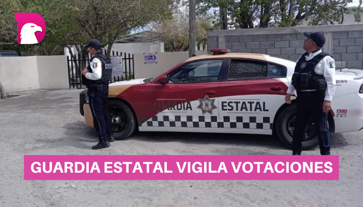  Guardia Estatal vigila votaciones