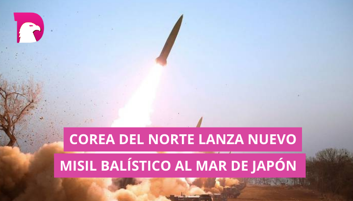  Corea del Norte lanza misil balístico al mar de Japón