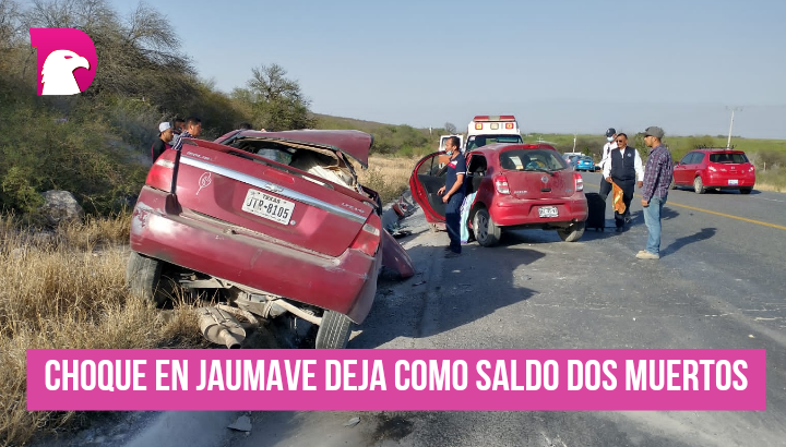  Choque en Jaumave deja como saldo dos fallecidos