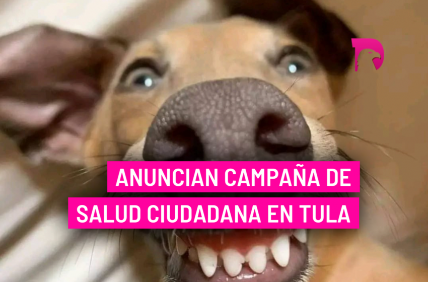  Anuncian campaña de salud ciudadana en Tula