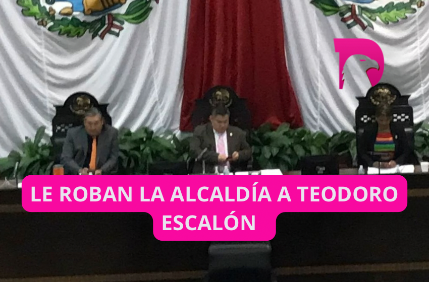  Le roban la alcaldía a Teodoro Escalón