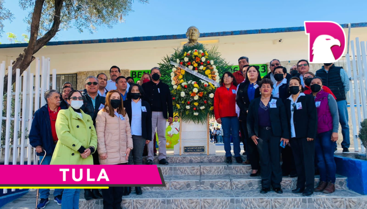  Homenaje a Benito Juárez en Tula