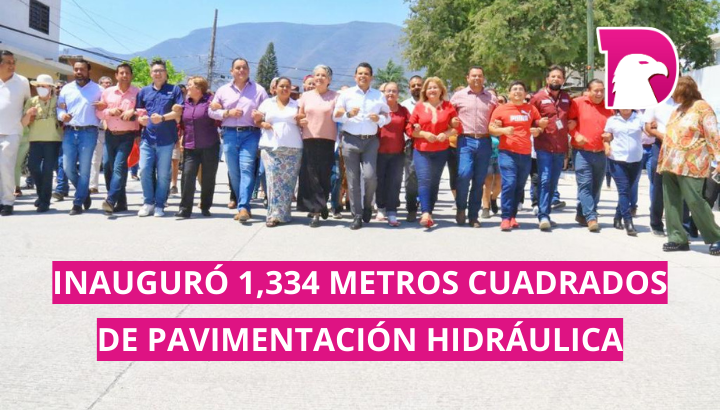  Municipio sigue entregando a victorenses calles con concreto hidráulico