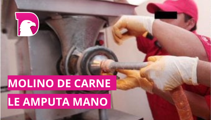  Molino de carne amputa mano a adolescente