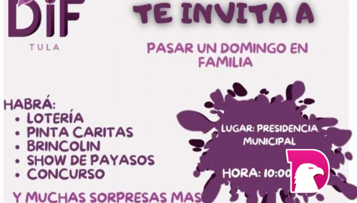  DIF Tula invita a festejar el Día de la Familia 2023