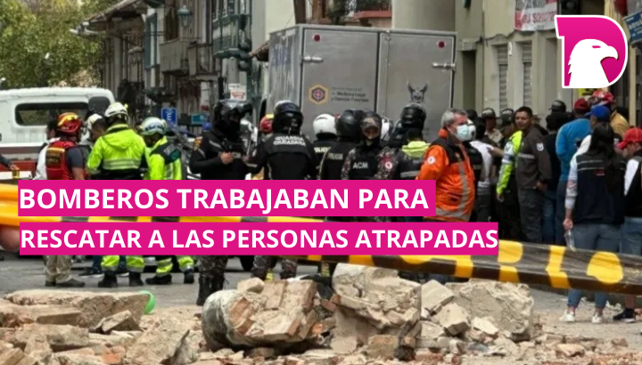 Fuerte sismo en Ecuador, 8 fallecidos, decenas atrapados