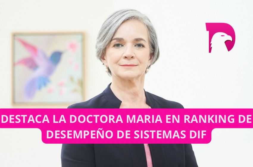  Destaca la doctora María en ranking de desempeño de Sistemas DIF