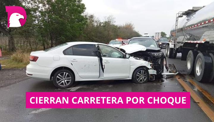  Circulación cerrada en un carril de la Carretera Federal 85 Ciudad Victoria-Monterrey