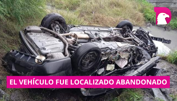  Vuelca vehículo en la Carretera Reynosa-San Fernando.