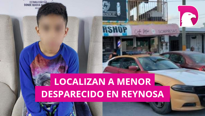  Localizan a menor desaparecido en Reynosa